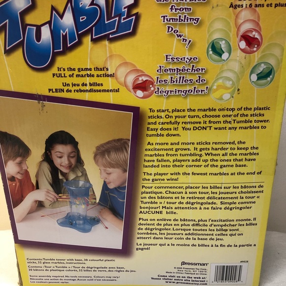 Tumble game ages 6 plus , 2 to 4 players - Picture 7 of 9